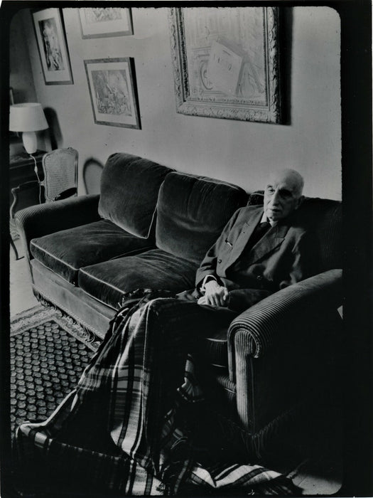 Photographie photo François Mauriac argentique époque Manuel Bidermanas