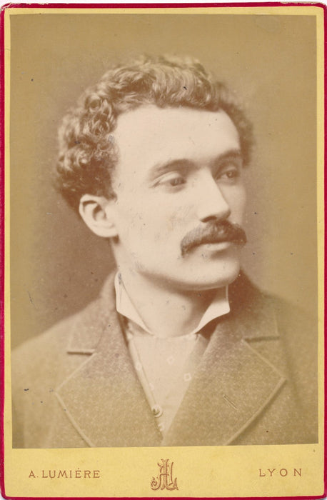 photographie signée dédécacée à Emile Engel Opéra 1898 A. Lumière
