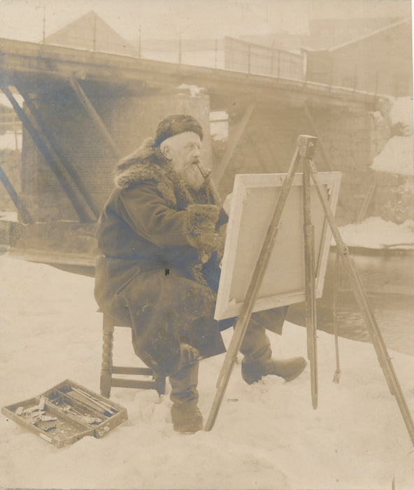 Frits Thaulow photo photographie époque peintre Norvège v. 1900