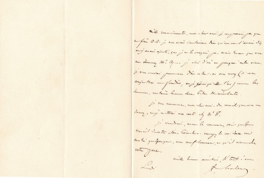 Fromental Halévy Halevy lettre autographe signée une conjecture fondée ?