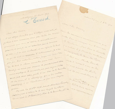 Généalogie d’Etienne de Barville et d’ Odet de la Tousche, seigneur de Montigny 