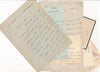 5 documents autographes Henry BORDEAUX Taponier Bellet Mainguet