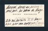  lettre Victor Hugo carte visite autographe signée