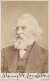 Henry Wadsworth LONGFELLOW cdv photo photographie stereophonic
