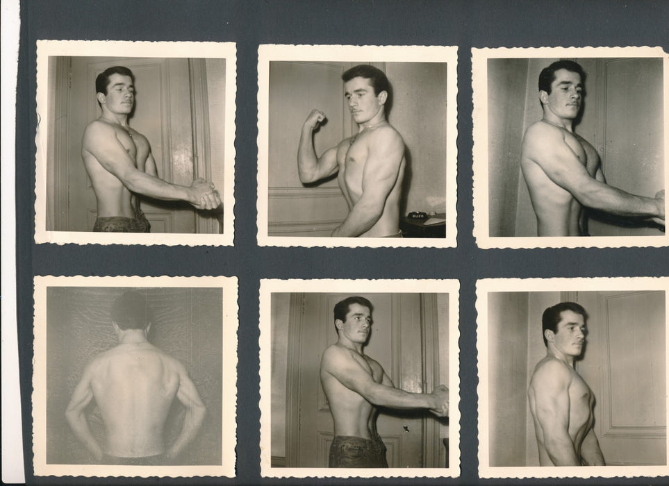 Homme muscle gay interest torse nu 6 photographies snapshots photo photographies