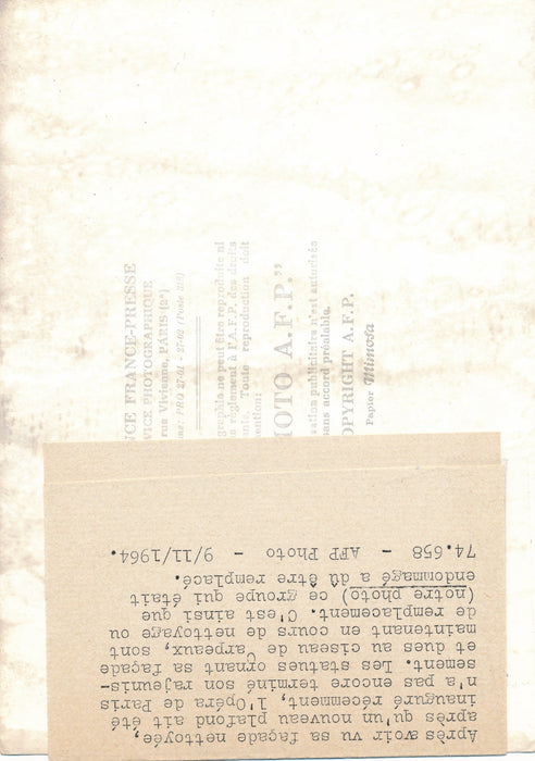 Le remplacement de La Danse Carpeaux à Opéra de Paris photo photographie