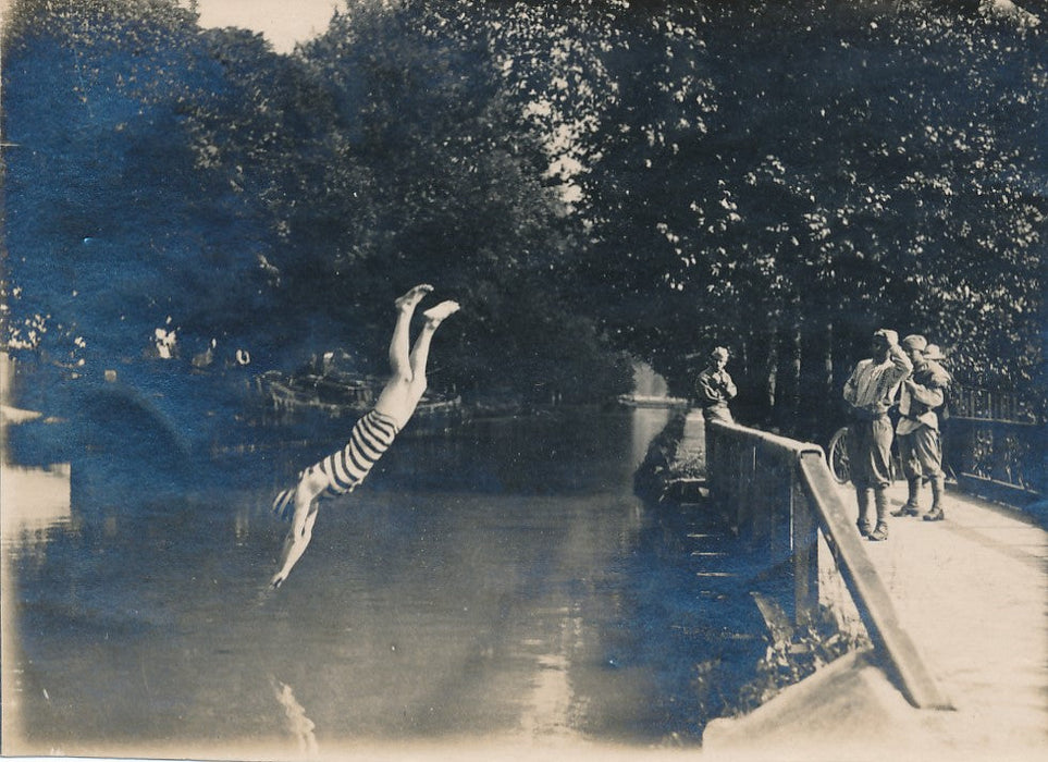 Plongeon 3 snapshots saut jump photo amateur photographie famille