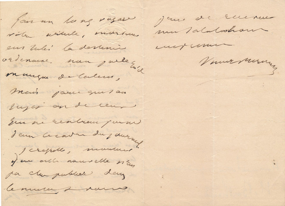 Samuel-Henry Berthoud musée des familles 2 lettres autographes signées