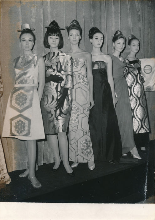 Chiyo Tanaka couturière japonaise mode Japon Paris 1963 2 photo photographie