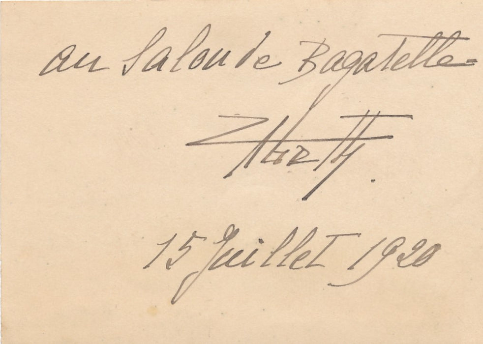 Élisabeth Zabeth peintre aquarelliste 2 cartes visite autographe 1 signée
