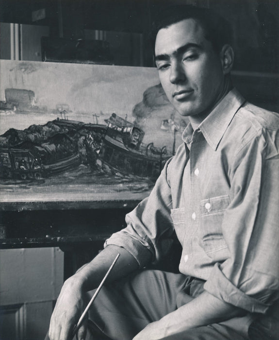 Thomas Frey photographie d'époque et un dessin peintre dessinateur céramiste