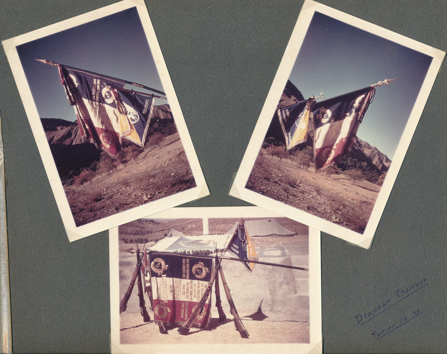 2 albums photographies Algérie guerre chasseurs alpins 14e BCA 10e compagnie