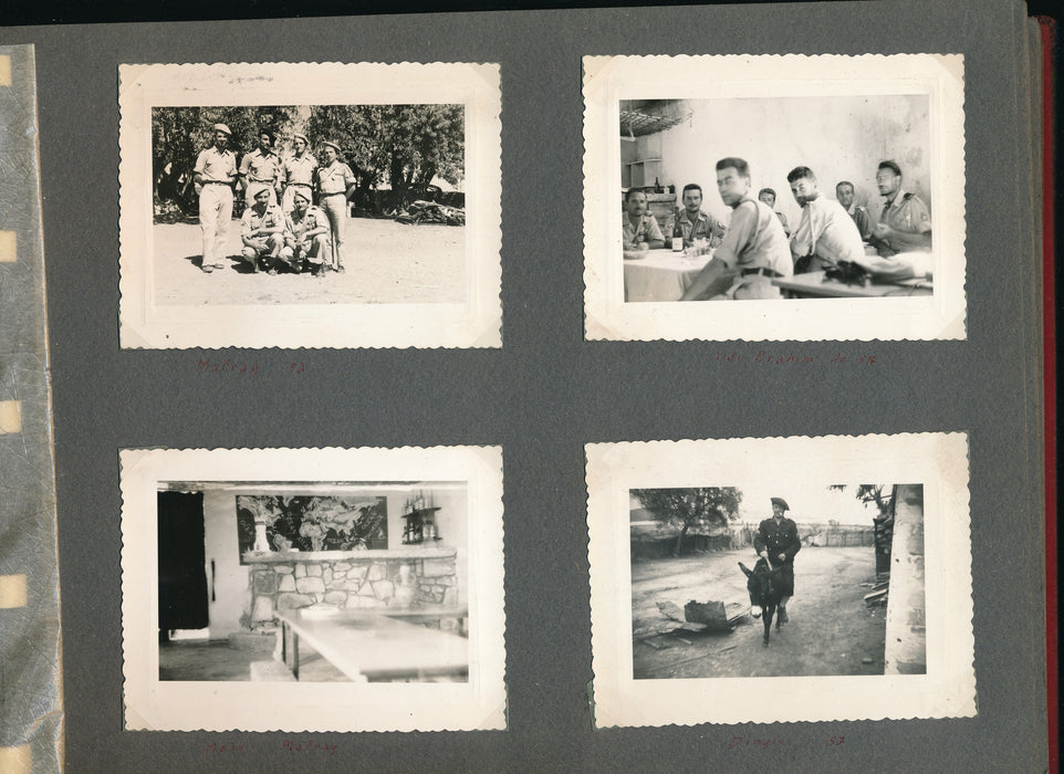 2 albums photographies Algérie guerre chasseurs alpins 14e BCA 10e compagnie