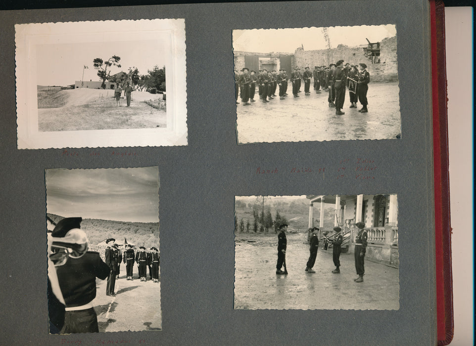 2 albums photographies Algérie guerre chasseurs alpins 14e BCA 10e compagnie