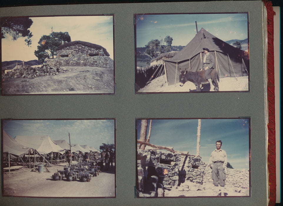 2 albums photographies Algérie guerre chasseurs alpins 14e BCA 10e compagnie