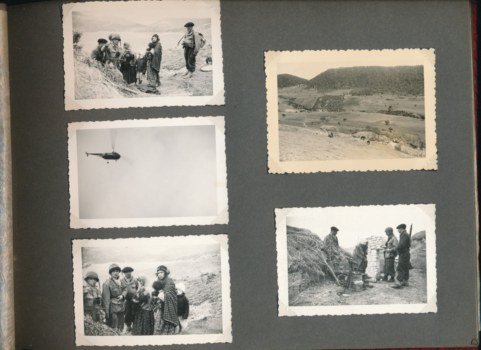 2 albums photographies Algérie guerre chasseurs alpins 14e BCA 10e compagnie