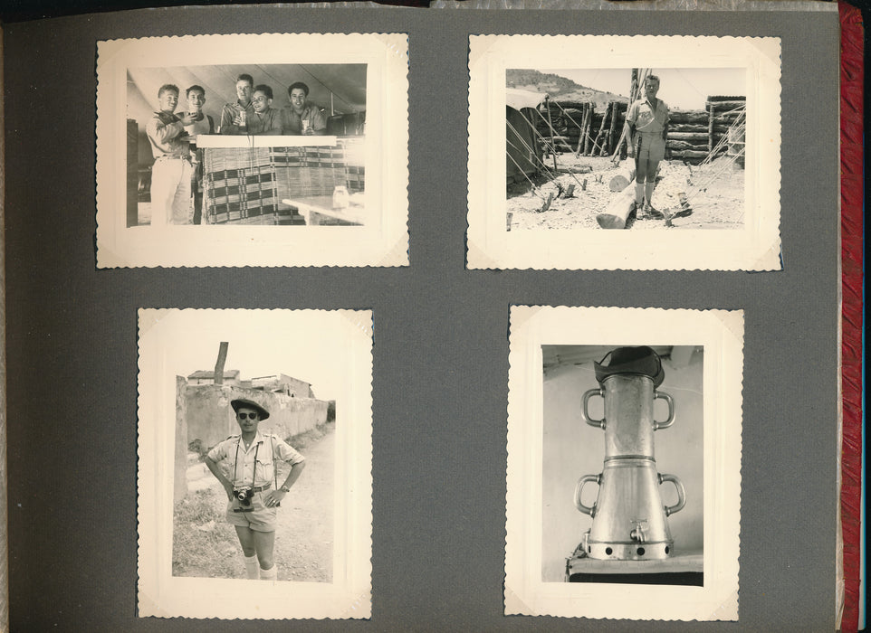 2 albums photographies Algérie guerre chasseurs alpins 14e BCA 10e compagnie