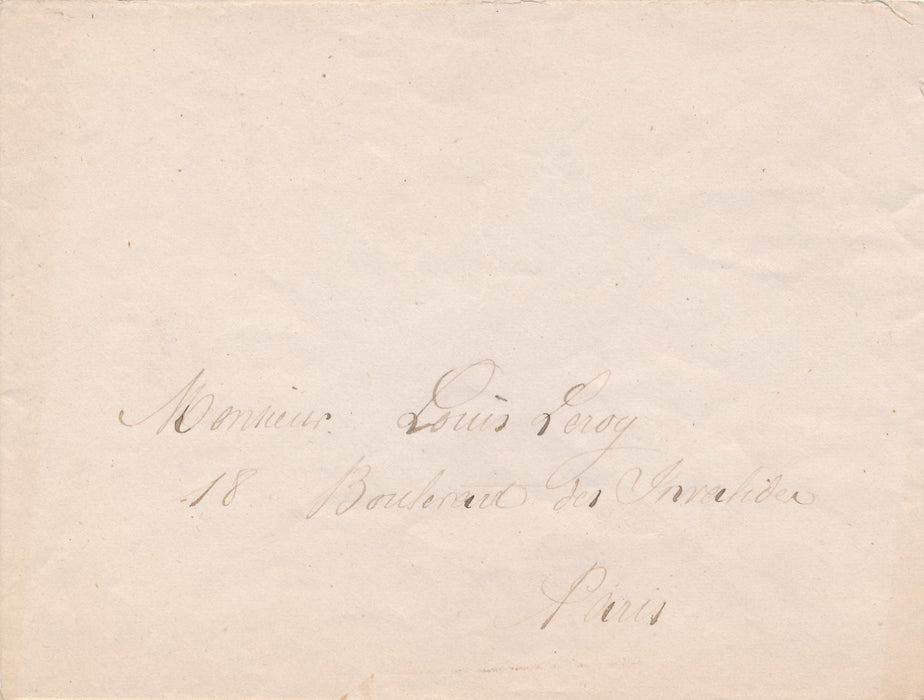 Alexandre Schoenewerk lettre autographe signée sa tragédie Salomé sculpteur