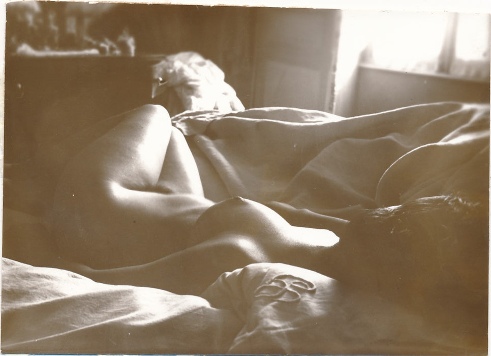 Étude de nu vers 1910 tirage papier citrate femme photo photographie