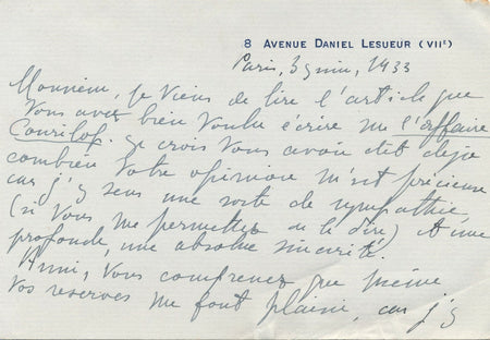 à Marcel Gras L’Affaire Courilof