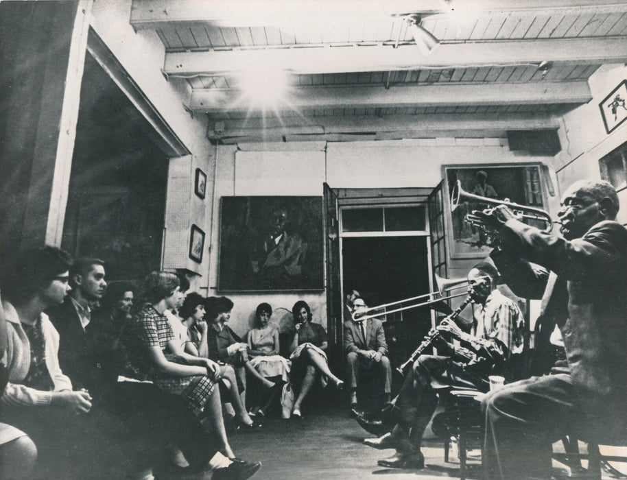 Jam sessions Presentation Hall La Nouvelle Orléans 1965 photo photographie