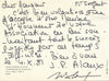 Jean-Pierre ALAUX Carte postale autographe signée Flammes Vives Aubert