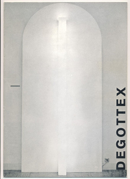 Jean DEGOTTEX artiste Jean DALADIER architecte  Horspaces  1970 plaquette ARC