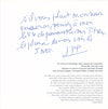 Jean-Pierre PINCEMIN envoi autographe signé sur carton exposition 1994