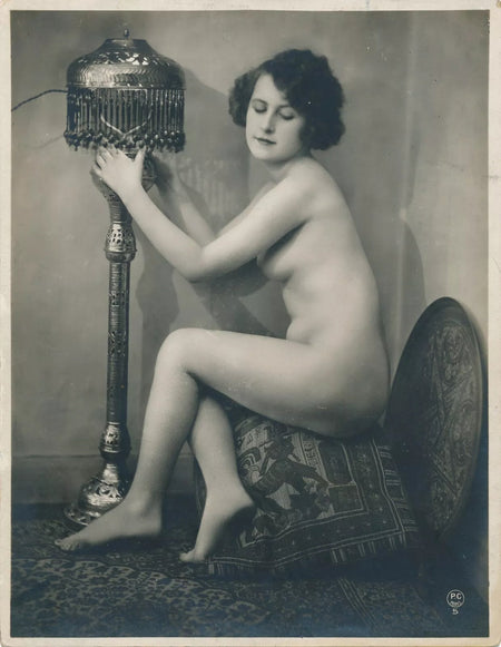 Julien Mandel tirage argentique époque v. 1920 femme nu sexy