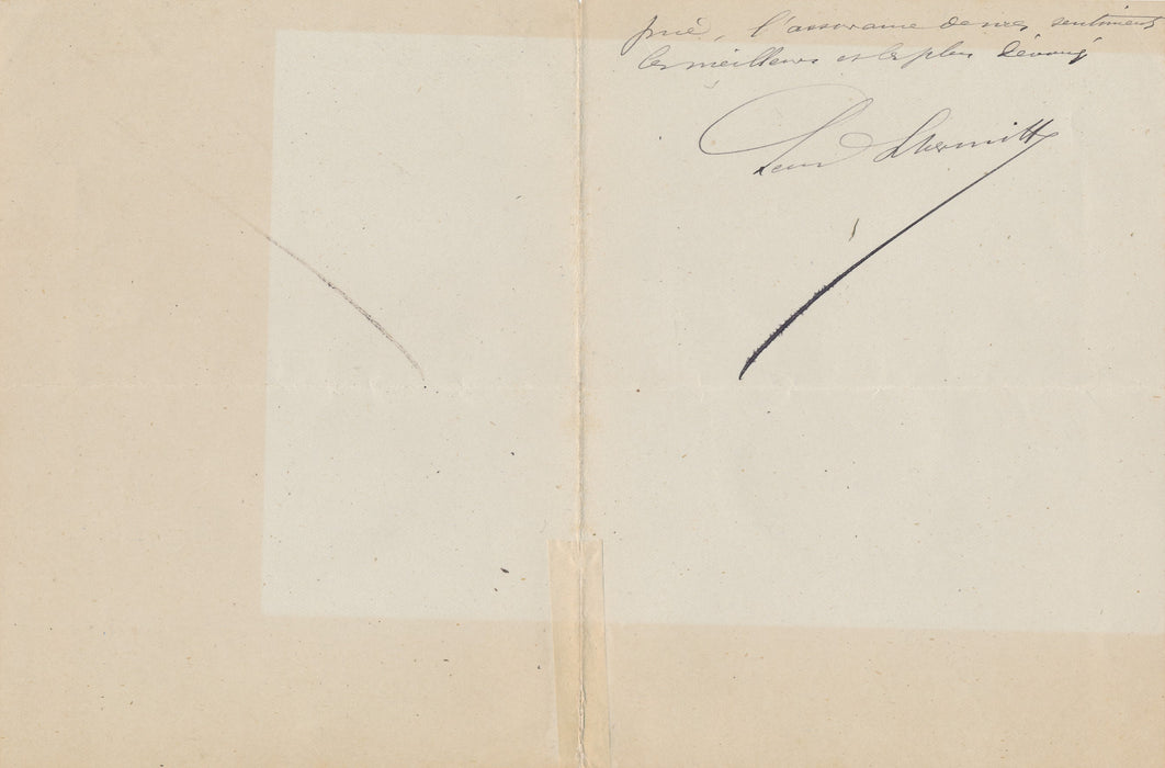 XIX-XXe s. Léon LHERMITTE recommencer les photographies lettre autographe signée
