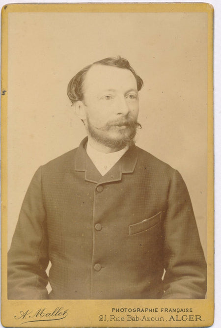 Léon de BONY des ÉGAUX albumine conte carte cabinet photo photogtraphe