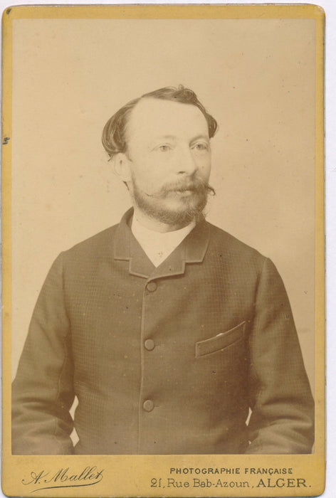 Léon de BONY des ÉGAUX albumine conte carte cabinet photo photogtraphe