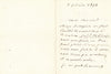 Eugène LABICHE invite Moreau-Chaslon Augier Arago cravate noire autographe signé
