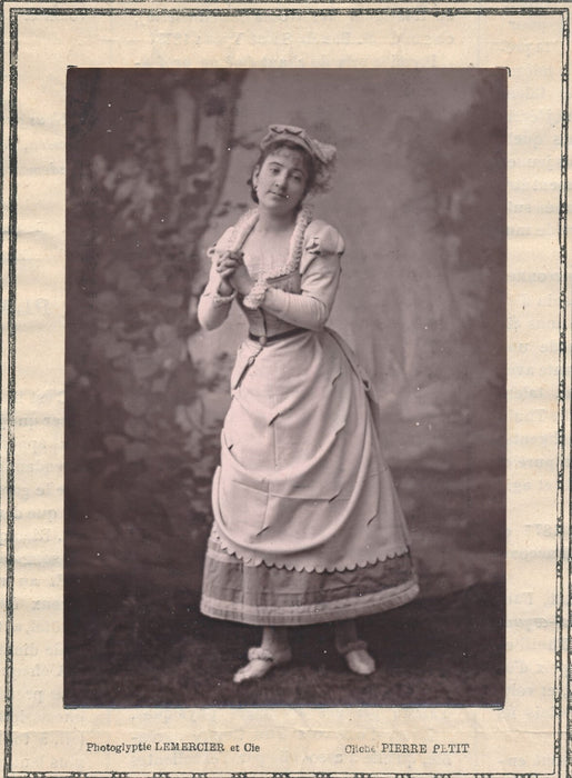 Louise THUILLIER Louis Leloir photoglyptie portrait peintre photo