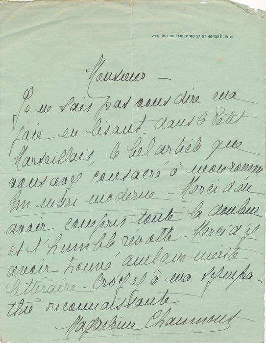  Marie Moderne féminisme 1930