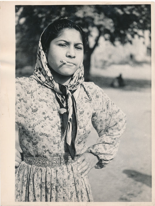 Marcel de Renzis femme cigarette Afrique du Nord photo photographie époque