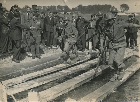 Maréchal Montgomery photographie photo époque France 1947 Frileuse militaire