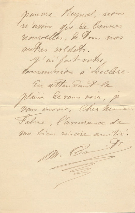 Albert Carré au front soldat Besançon