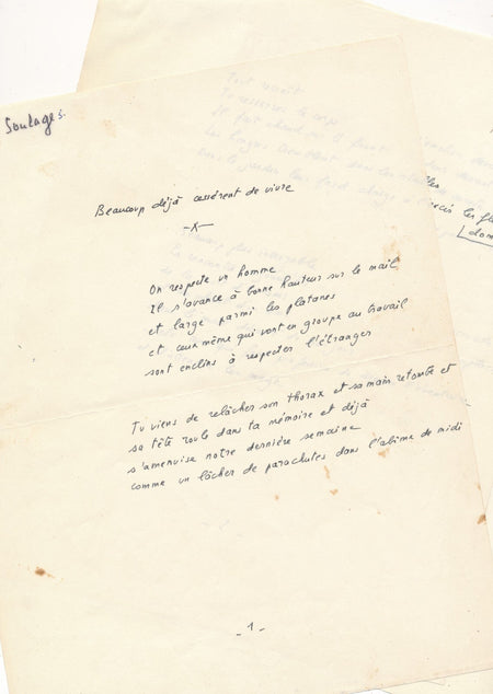  et version dactylographié