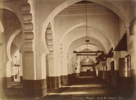 Alger mosquée de la Marine vers 1890 photo photographie albumine