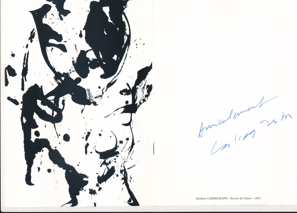 XXe s. Norbert CASSEGRAIN Condition humaine Balzac Enfer lettre autographe signée