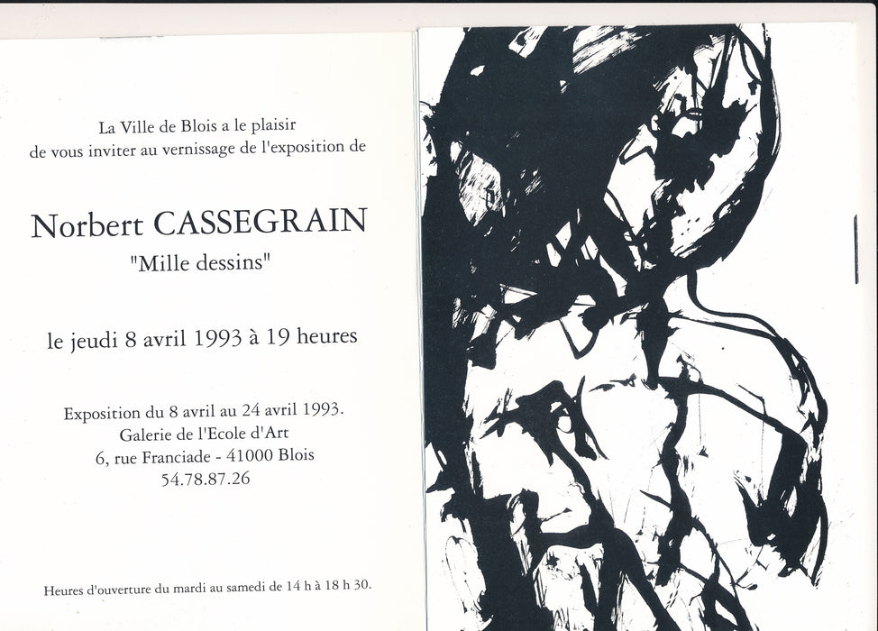 XXe s. Norbert CASSEGRAIN Condition humaine Balzac Enfer lettre autographe signée