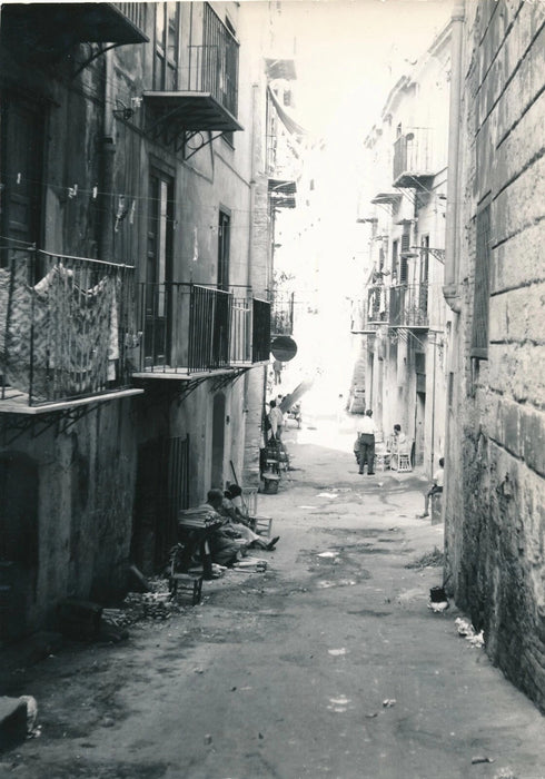Italie Palerme rue Sicile photo photographie époque vintage ville