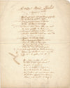 Paul PROUTEAU poème autographe signé à Anaïs SEGALAS