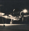 Photographie Avion Air France v. 1950 Afrique tirage argentique époque nuit