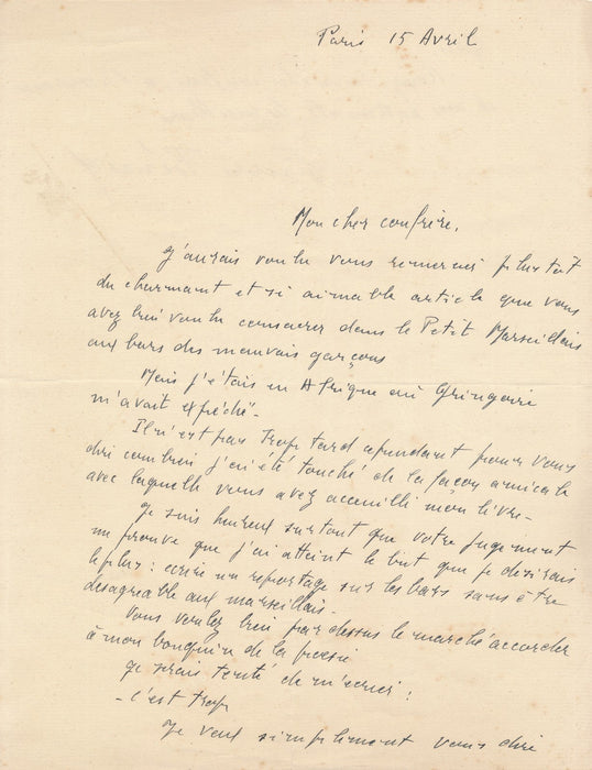 Pierre Bénard livre  bars des mauvais garçons critique Marseillais Gras 1933