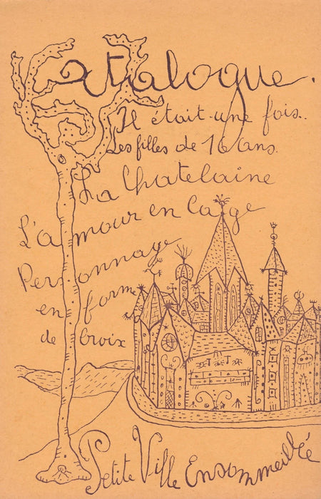 Pierre Giraud Galerie Louise art brut art naïf Feuillet invitation 1950
