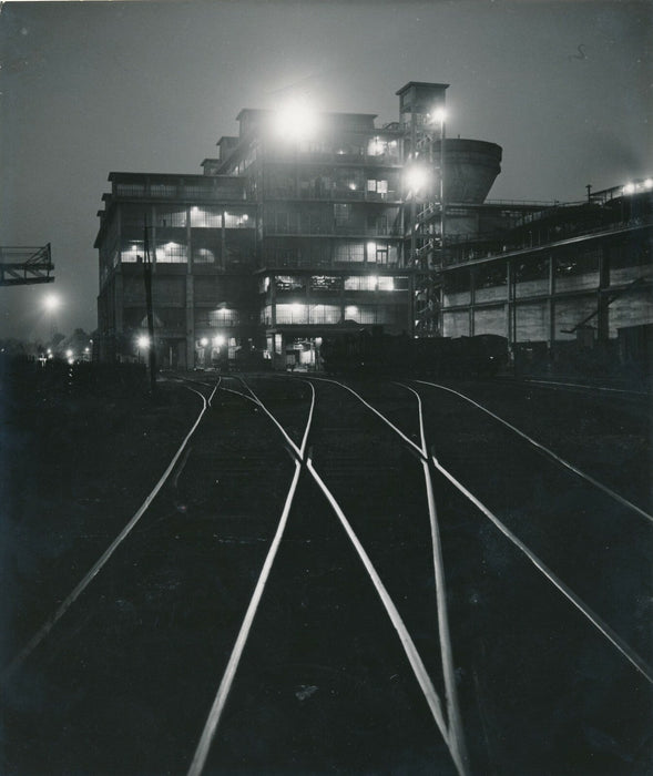photo années 1960 nuit architecture