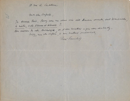 Littérature  Anthologie 