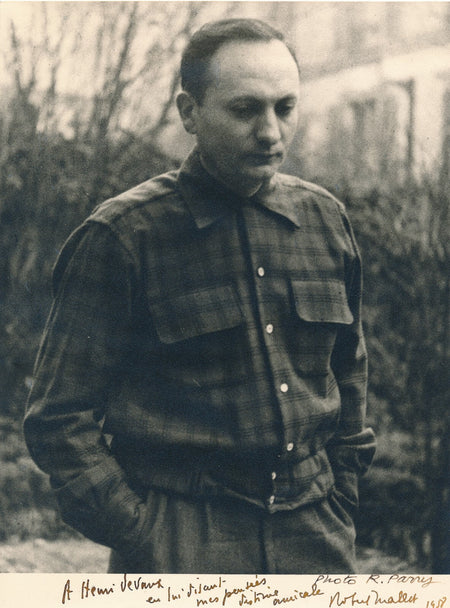 Robert MALLET par Roger PARRY photographie signée dédicacée époque argentique 58